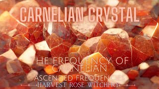 Carnelian Crystal Frequency Teaser  Energy Motivation And Creativity [upl. by Htiekal]