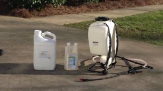 How to Properly Mix Insecticide in a Backpack Sprayer [upl. by Joliet]