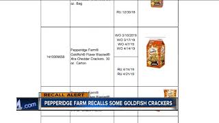 Goldfish crackers recalled due to potential salmonella contamination [upl. by Missie]