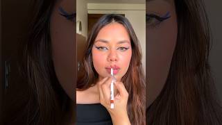 how to overline lips correctly 🥰trending youtubeshorts lipstickhack [upl. by Edlyn467]