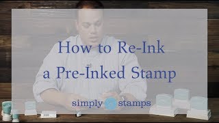 How To Reink a Preinked Stamp [upl. by Arreit]