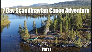 7 Day Scandinavian Wilderness Canoe Trip Part 1  Rogen Naturreservat Sweden [upl. by Rosabel795]