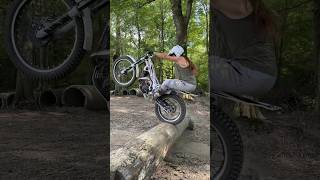 Learning new techniques on the trials bike [upl. by Rigdon]