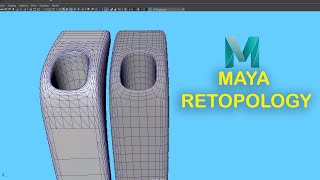 Retopology in Maya 3D [upl. by Payton]