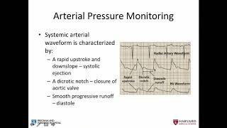 03 Hemodynamic Monitoring Aaron Waxman MD PhD [upl. by Tfat]