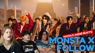 NATISA REACTS Monsta X 몬스타엑스 FOLLOW MV [upl. by Howund378]