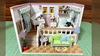 Miniature Room Building The Ultimate Cozy Tiny Space [upl. by Eremihc]