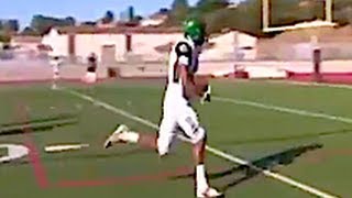 UTR Top Plays 2013  Dallas Lopes Narbonne High CA Catch amp Stiff arm to score vs Palos Verdes [upl. by Zahc]