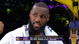 LeBron James Reacts to Reaves Three Lakers Advancing to Semifinals in Vegas [upl. by Mike]