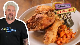 Guy Fieri Eats Killer Soul Food in Atlanta  Diners DriveIns and Dives  Food Network [upl. by Ainniz]