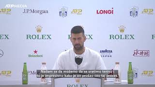 Novak o Dopingu i Sineru I SPORT KLUB Tenis [upl. by Annayek345]