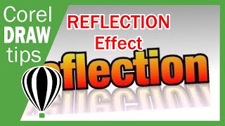 Reflection Effect in CorelDraw [upl. by Em435]