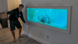 160 Gallon AQUARIUM in My Wall [upl. by Jesus]