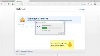 How to use Citrix GoToAssist On windows computer for remote technical assistance [upl. by Helbonna]