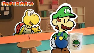 Café Conundrum  Paper Mario StopMotion [upl. by Emile281]