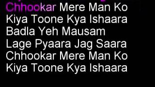 Chhukar Mere Mann Ko Hindi Clean Karaoke with lyrics [upl. by Nyrahs]