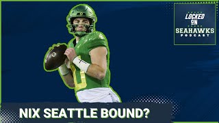 Seattle Seahawks Eyeing Oregons Bo Nix as Future Franchise QB Option [upl. by Htebazila]