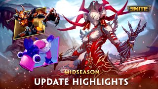 SMITE  Update Highlights  MidSeason [upl. by Colpin381]