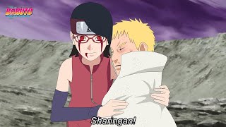 Sarada despertar seu sharingan Final para salvar Naruto com ajuda de Boruto  Boruto Episódio 205 [upl. by Pierpont62]