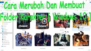 Cara Merubah Dan Membuat Folder Karakter  Windows 10 [upl. by Altaf863]