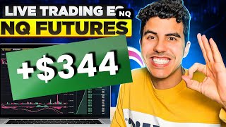 344 DAY TRADING  COPY TRADING 3 FUNDED ACCOUNTS  NASDAQ scalping Apex [upl. by Meer]