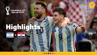 MESSI MAGIC amp ALVAREZ SOLO GOAL  Argentina v Croatia  SemiFinal  FIFA World Cup Qatar 2022 [upl. by Micro]