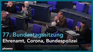 77 Sitzung des Deutschen Bundestages [upl. by Felten]