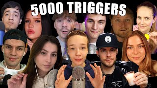 ASMR 5000 TRIGGERS WITH FRIENDS  Epic 500k Special Collab [upl. by Rehpatsirhc]