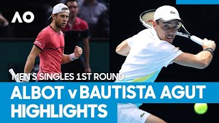 Radu Albot vs Roberto Bautista Agut Match Highlights 1R  Australian Open 2021 [upl. by Aritak]