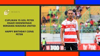 Kompilasi 15 Gol Mantan Marquee Player Madura United di Liga 1 2017  HBD Peter Osaze Odemwingie [upl. by Nylrebma]