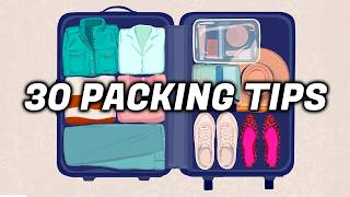 30 Travel PACKING HACKS You Wish You Knew Sooner [upl. by Galliett903]