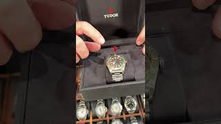 Tudor Heritage Black Bay Harrods Special Edition Steel Mens Watch 79230 Review  SwissWatchExpo [upl. by Harhay433]