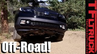 2017 Honda Ridgeline Takes on the Gold Mine Hill OffRoad Review [upl. by Ghassan]