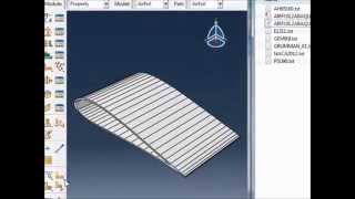 Instantly CAD any constant wing geometry ABAQUSCAE [upl. by Nois]