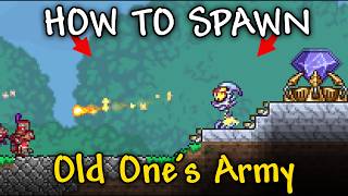 How to Spawn Old Ones Army in Terraria  old ones army in terraria [upl. by Tomchay]