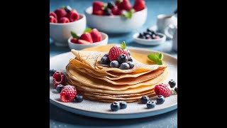 Crêpes françaises au levain naturel  La recette secrète pour des crêpes délicieuses [upl. by Elatsyrk782]