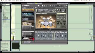 Kontakt 5 Ableton Live Multioutput Drums Tutorial [upl. by Eanej]