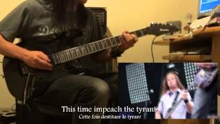 The Agonist  Panophobia guitar cover HD [upl. by Aicnarf]