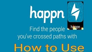 Happn  how to use happn  know all about happn [upl. by Delija]