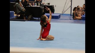 Level 3 gymnast floor routine 2022 [upl. by Neyr]