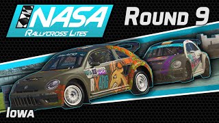 2023C Round 9  Iowa  NASA Rallycross Lites [upl. by Ledoux554]