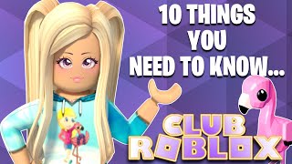 💰10 Things YOU NEED to KNOW 💰 About Club Roblox [upl. by Hirza]