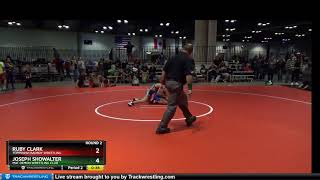 TB MIDDLE SCHOOL 9496 Joseph Showalter Mat Demon Wrestling Club Vs Ruby Clark TOPPENISH BADBOY WR [upl. by Sivra]