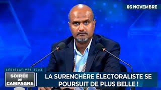 « Soirée de Campagne »  La surenchère électoraliste se poursuit de plus belle [upl. by Nosirb]