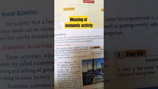 Meaning of economic activity [upl. by Adina]