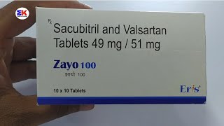 Zayo 100 Tablet  Sacubitril and Valsartan Tablet  Zayo 100mg Tablet Uses Benefits Dosage Review [upl. by Htebzile350]