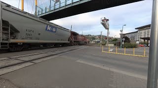 CP PotashIntermodal Westbounds at 3rd Ave  Kamloops BC 07292019 [upl. by Nylsirk140]