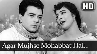 Agar Mujhse Mohabbat Hai HD  Aap Ki Parchhaiyan Song  Dharmendra  Supriya Choudhury [upl. by Yttel]