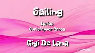 Gigi De Lana cover  Sailing  Christopher Cross  Lyrics [upl. by Eillim]