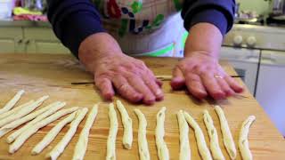 How to Make Fusilli Pasta  Pasta Grannies [upl. by Nadirehs]